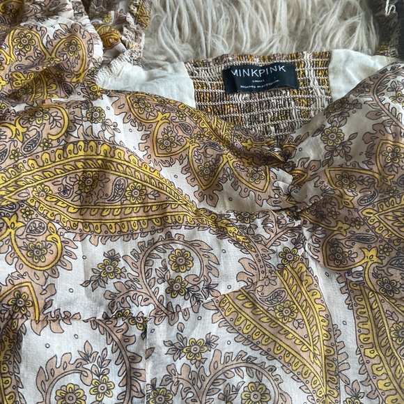 Revolve MINKPINK Boho Crop Top SM - Picture 8 of 12